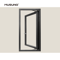 Fenêtre à persiennes en aluminium de conception moderne pour villa et maison de ville, ouverture extra-large, double vitrage, écoénergétique – Offre Spéciale
