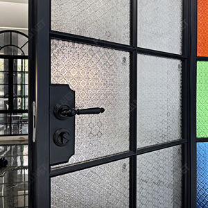 Portes battantes en alliage d'aluminium anciennes rétro françaises personnalisées Portes en verre d'aluminium - Product Image 5