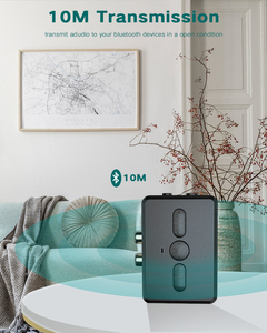 2023 पारा गर्म बिक्री ब्लूटूथ रिसीवर और ट्रांसमीटर 1 में 2 के लिए 3.5mm वायरलेस ऑडियो एडाप्टर टीवी - Product Image 6