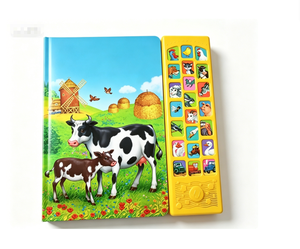 <span class=keywords><strong>Libro</strong></span> <span class=keywords><strong>de</strong></span> Sonidos Personalizado con 22 Botones, <span class=keywords><strong>Libro</strong></span> Educativo Interactivo para Niños con Logotipo e Impresión Personalizados, <span class=keywords><strong>Libro</strong></span> <span class=keywords><strong>de</strong></span> Sonidos OEM ODM - Product Image 1