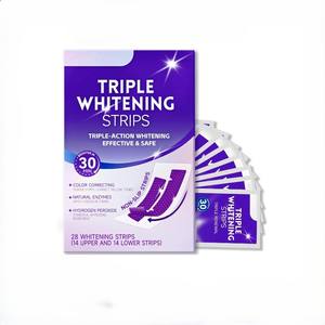 Tiras Blanqueadoras Dentales Fuertes para Eliminar Manchas de Café, Vino y Tabaco, Adhesivo Extra Fuerte, Ajuste Flexible para una Cobertura Máxima - Product Image 1