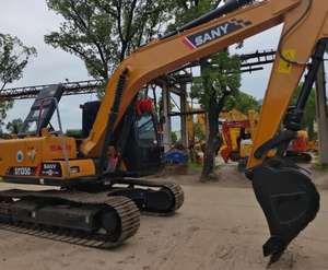 Excavadora hidráulica de orugas Sany SY135C usada en las mejores condiciones, excavadoras de pista de segunda mano con motor Isuzu y caja de cambios - Product Image 2