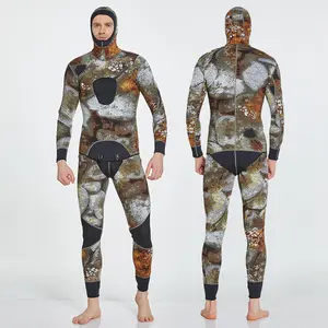 Wetsuit Diving Dry Sbart 2 Piece Custom Wetsuit CR Neoprene 3mm Diving Suits Traje De Buceo Open Cell Diving Spearfishing Wetsuit