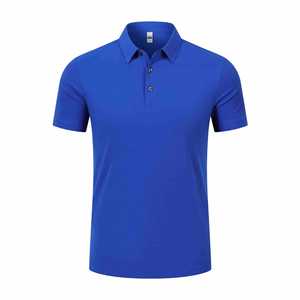 Polo Shirt Men Cotton 210g Summer Breathable Loose Fit Workwear With Label And Tags - Product Image 3