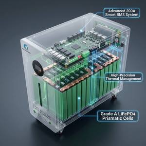 Batería LiFePO4 de 51.2V 400Ah 20.48kWh, Sistema de Almacenamiento de Energía Solar, Fuente de Energía de Respaldo, Batería Solar Residencial - Product Image 4