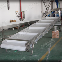 Ligne d'emballage personnalisée Z Courroie de chaîne de convoyeur modulaire à dessus plat en plastique pour ascenseur