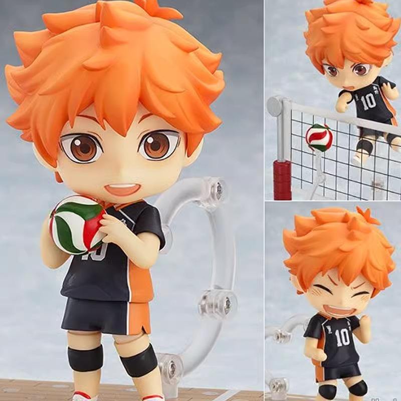 Hinata shoyo - 1 figurine avec 5 poses-mobile-environ 10cm de haut