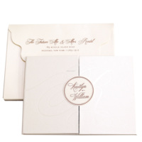 Livre d'invitation de mariage de luxe à couverture rigide, thème féerique, avec pochette intérieure en velours bordeaux et insert en acrylique transparent, personnalisable