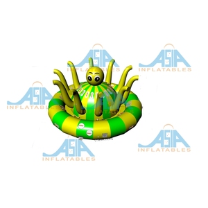 เรือยางรูปปลาหมึกแบบใหม่ เรือยางดิสโก้หมุนได้ เรือลากยางรูปปลาหมึก - Product Image 4