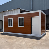 Maison mobile modulaire portable, mini-maison préfabriquée de haute qualité, dortoir détachable, maison conteneur avec salle de bain et toilettes
