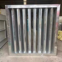 Grille de ventilation insonorisante et acoustique étanche à l'eau avec lame de réduction du bruit pour salle de générateur et entrée CVC