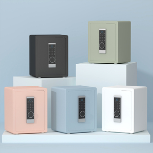 Coffre-fort de sécurité en acier de grande capacité avec clavier biométrique numérique, antivol, à fixer au mur, pour bijoux et documents - Product Image 6