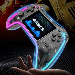 B2B P6 Transparent RGB <b>Mini</b> Handheld Retro Gaming Player Portable 3 Inch LCD Display Built In 620 Video Arcade Child Present - Product Image 5