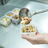 Kotak Sampel Dapur PC Food Grade, Dapat Ditumpuk, Portabel, Dapat Digunakan Kembali, Wadah Penyimpanan untuk Penggunaan Laboratorium dan Rumah Sakit