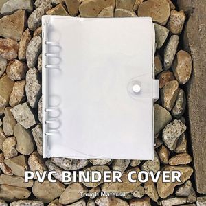 <b>A6</b> Transparent Clear Soft PVC Notebook <b>Binder</b> Notebook <b>Binder</b> Loose Leaf Bags Refillable Paper Translucent <b>Binder</b> Zipper Folders - Product Image 2