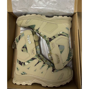 Botas tácticas de exterior DF ESDY 665 de caña alta, deportivas, para senderismo, con absorción de impactos, para escalada, resistentes al desgaste, con cierre rápido. - Product Image 3