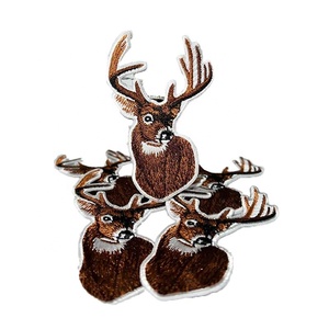 Sẵn sàng để tàu Camo vịt săn Hươu chó vá tôi muốn được săn bắn Trucker Hat vá thêu sắt trên săn bắn mùa vá - Product Image 3