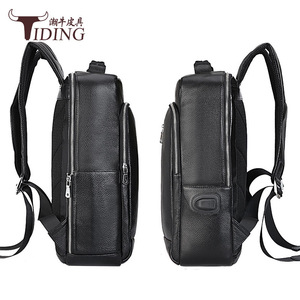 Sac à dos d'affaires en cuir véritable pour homme Tiding, 20L, respirant, pour ordinateur portable, voyage et travail - Product Image 2