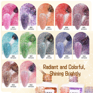 โคมไฟ LED 15มล. น้ำหนัก1กก. วิบวับฝรั่งเศส12สีไม่ติดทนนานแบบ DIY OEM - Product Image 4