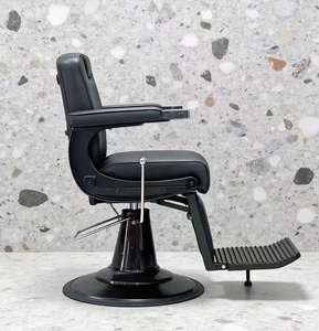 Fauteuil de coiffure vintage exclusif pour salon de coiffure, relevable et inclinable, pour la coupe et le rasage - Product Image 2