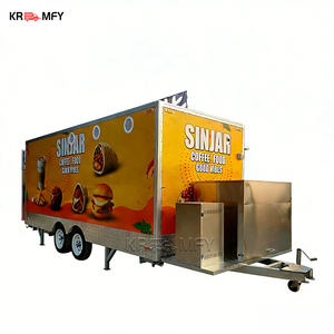 Carrito Móvil de Fibra de Vidrio y Aluminio para Playa y Parque, Parrilla para Barbacoa, Equipo de Cocina, Remolque de Comida Rápida para Turismo - Product Image 4