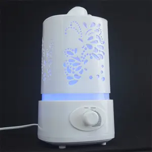 China Style Column Family Car 1500ml Aromatherapy Machine Carved Fragrance Diffuser Ultrasonic Air Humidifier Purifier