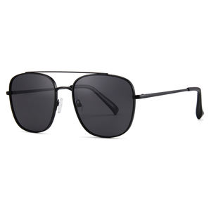 2024 gros métal cadre lunettes de soleil carré logo personnalisé ombre lunettes de soleil hommes haute qualité Vintage lunettes de soleil - Product Image 4