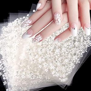 Popular Self-Adhesive 3D French Style Nail Art Decals Cross-Border Colorful <b>Flower</b> Heart <b>Stickers</b> Made of Plastic - Product Image 6