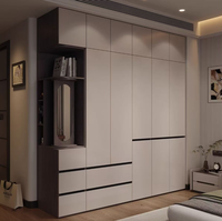 Nouvelle Armoire Modulaire Minimaliste de Luxe Léger pour Chambre à Coucher 26