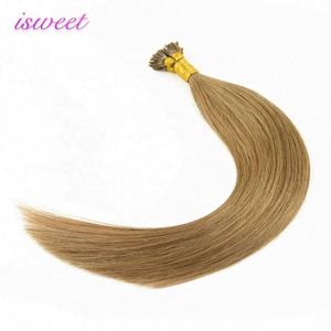 Light Brown Italian Keratin Double Drawn I Tip Stick Raw Virgin I Tip <b>Hair</b> <b>Extension</b> - Product Image 3