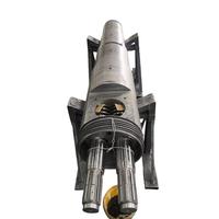 Vis conique bimétallique à double rotation pour extrudeuse de matériaux plastiques PVC LDPE/PP/PPS - Pièces de machines plastiques