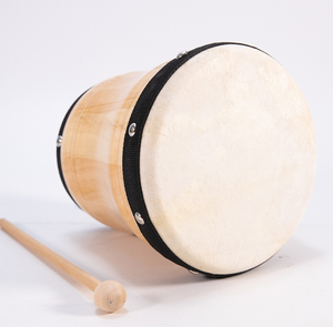 <span class=keywords><strong>Bongo</strong></span> <span class=keywords><strong>pequeño</strong></span> de madera de una sola mano con dos batidores - Product Image 2