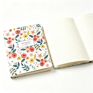 Cuaderno <span class=keywords><strong>de</strong></span> Tapa Dura con Diseño Floral en Acuarela, Tamaños A4/A5/A6, Encuadernado Cosido con Hilo, Páginas Rayadas, Logotipo Personalizado, Papel Offset, <span class=keywords><strong>para</strong></span> Regalo Estudiantil - Product Image 3