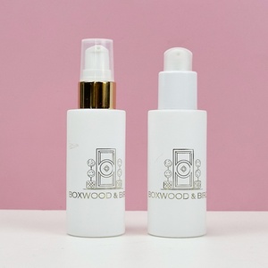 1oz 2oz 4oz 15ml 30ml 60ml White Cosmetics <b>Empty</b> Essential Oil Face Serum Glass Dropper <b>Bottles</b> with Dropper Lid and Lotion Lids - Product Image 2