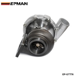 Turbocompresor EPMAN T76 para Automóviles, Turbo de Carreras T4 con Abrazadera <span class=keywords><strong>V</strong></span>-Band y Refrigeración por Agua EP-GTT76 - Product Image 5