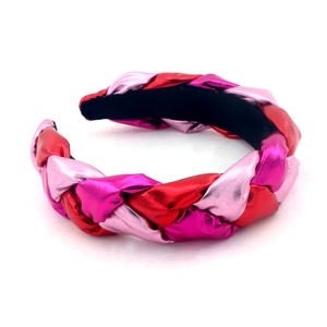 مخصص ملون فاخر مضفر عقال للنساء رائع فتاة مصمم قماش معدني بالجملة - Product Image 2