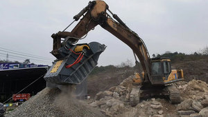 Thiết kế mới Máy Nghiền xô cho bê tông đá nghiền 20 tấn máy xúc - Product Image 4