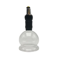 Ventouses en verre transparent de qualité supérieure, design remplaçable, médecine traditionnelle chinoise, application corporelle, fatigue musculaire