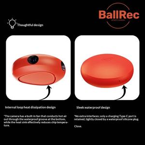 AI 4K suivi de mouvement double 180 grand angle IPX4 étanche caméra de sport de <span class=keywords><strong>but</strong></span> de Football personnalisée pour Club de Football - Product Image 4