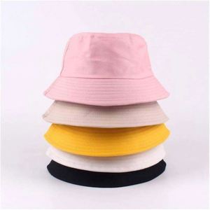 Wholesale Custom Casual Party Outdoor Cotton Canvas Bucket <b>Hat</b> with Embroidery for Beach Travel Unisex Four Seasons Use - Product Image 3