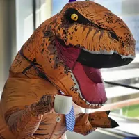 יצרנים T רקס דינוזאור תלבושות לטקס גוף אינפלציה חליפות צ 'אב דרקון מתנפח דינוזאור תלבושות