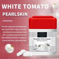 Cápsulas Blanqueadoras de Piel con Extracto de Tomate Blanco, Píldoras Veganas Antioxidantes para la Belleza