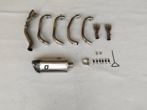 Échappement de moto ZX4R <span class=keywords><strong>2023</strong></span> pour KAWASAKI Ninja ZX-4R silencieux d'échappement tuyau en acier titane Racing tuyau d'échappement - Product Image 3