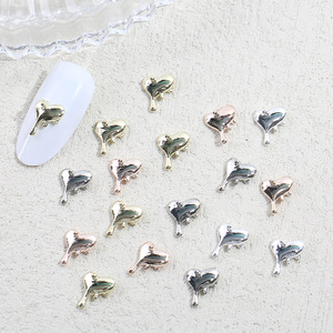 Directo de Fábrica, Joyería para Uñas, Dijes 3D para Uñas, Decoración en Forma de Corazón, Accesorios de Diamantes para Uñas - Product Image 5