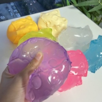 Jouets anti-stress en gelée de pétrole transparente multicolores de 5/7 cm, jouets à presser en forme de fromage, avec emballage en boîte