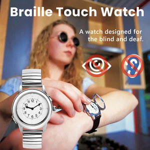 Reloj táctil Braille para personas ciegas o personas mayores, reloj táctil para obtener la hora actual, perfecto para personas con baja visión - Product Image 3