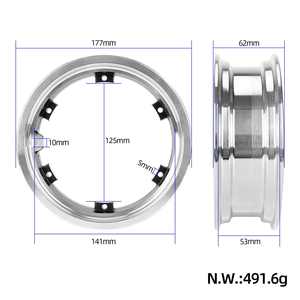 Llanta de aluminio de 10 pulgadas 10*2.70-6.5 para patinete Dualtron 3 DT3 Speedway 5, accesorios de repuesto - Product Image 2