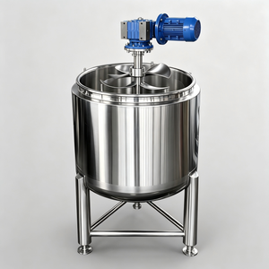 Tanque de Mezcla con Agitador y Calentador, Homogeneizador de Alto Cizallamiento y Dispersor para Procesamiento de Emulsiones Líquidas - Product Image 1