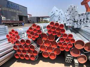 Pipa jalur baja karbon lasan (ERW) galvanis benang NPT dan dengan pelindung di kedua ujung - Product Image 5