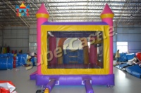 Château gonflable commercial avec toboggan pour événements et fêtes d'enfants à louer